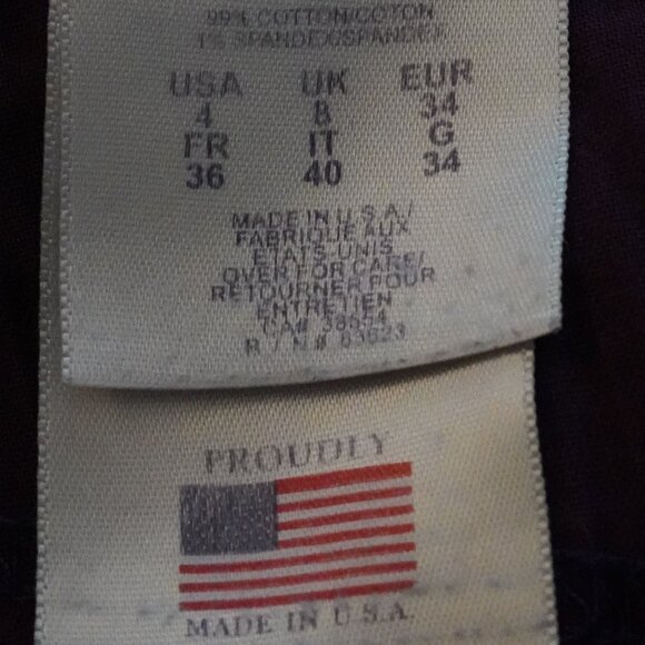 NYDJ, Not Your Daughter’s Jeans, High Rise Boot Cut Jeans, Eggplant Purple - Picture 6 of 7